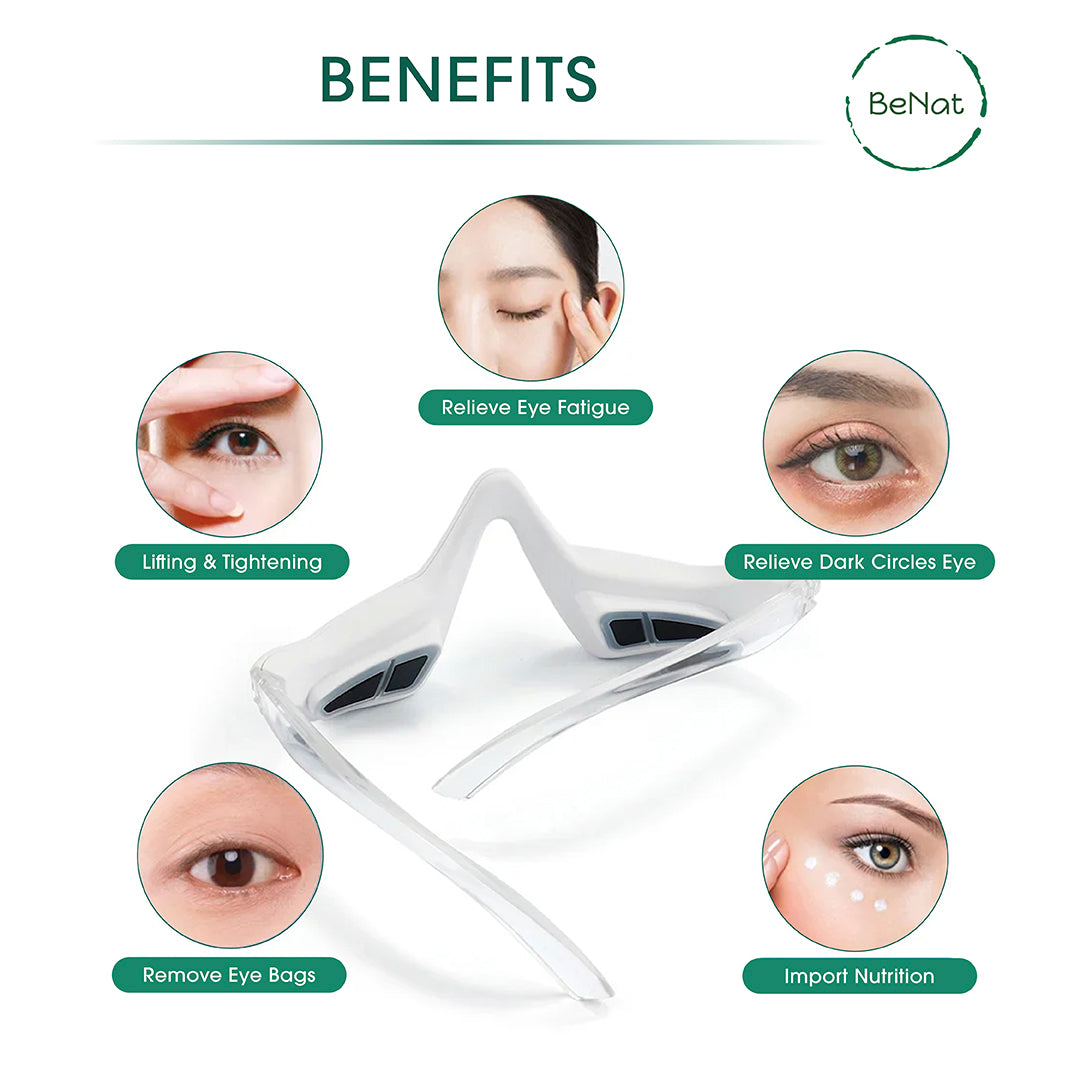 Under-Eye Red Light Therapy Relaxation Massager Violet Atlas