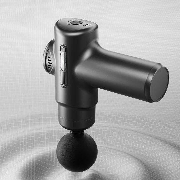 Portable Muscle Relaxation Massage Gun with 5+ Speed Gears used for back muscle massage