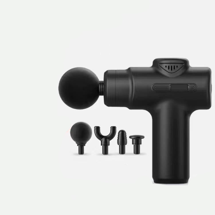 Low Noise Muscle Massage Gun With Four Massage Heads - Fit Glow